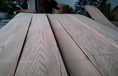 लाल OakWood पत्रकों के फर्श के लिए Veneers, लकड़ी लिबास मुकुट काट