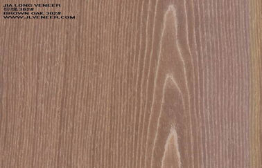 ब्राउन इंजीनियर ओक लकड़ी लिबास शीट, पतले लकड़ी के Veneers