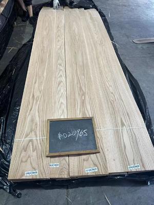 अधूरे ओक लिबास शीट चिकनी बनावट कस्टम ओक फर्नीचर परियोजनाओं के लिए